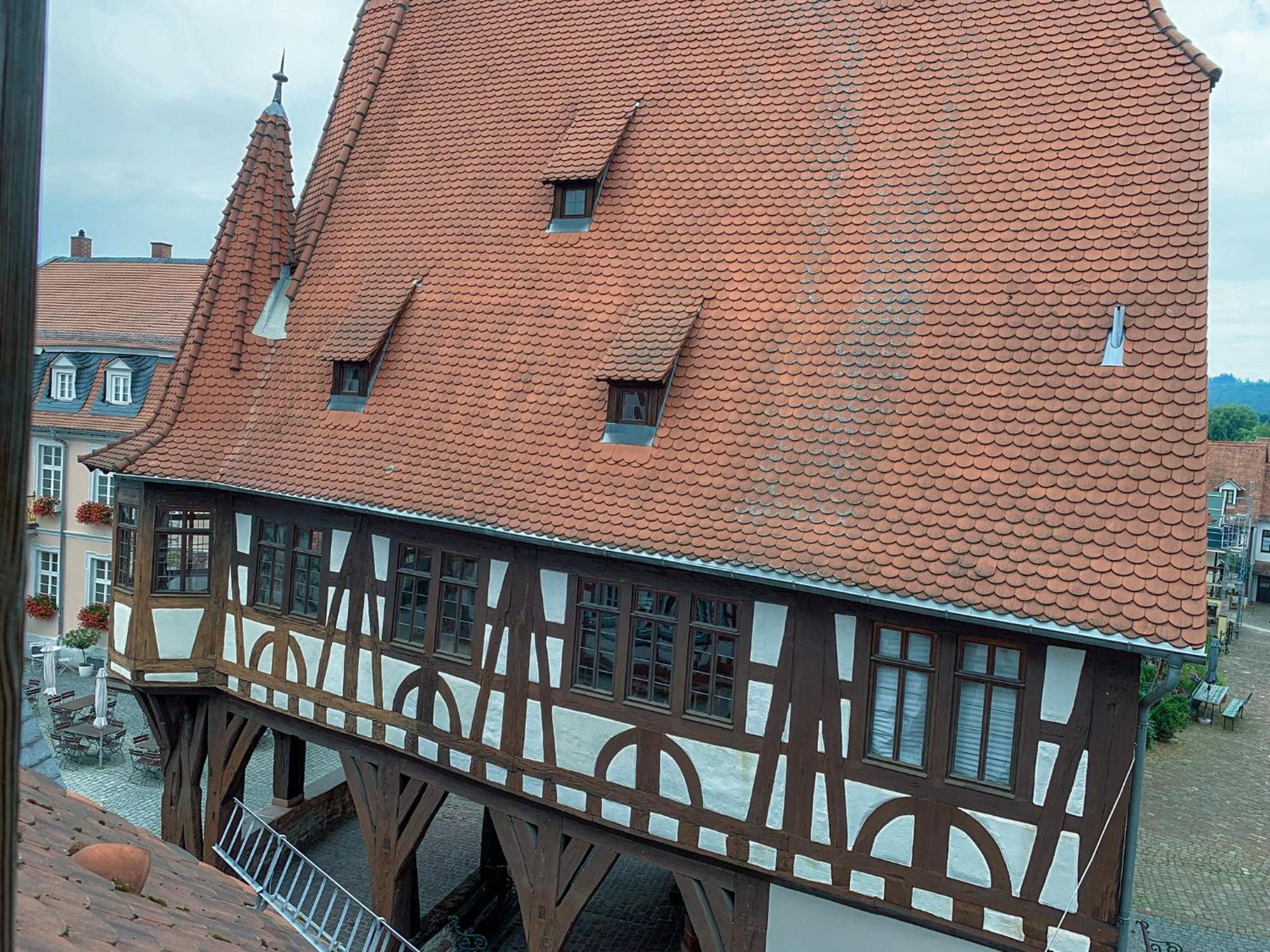 Apartment Am Historischen Rathaus Michelstadt Esterno foto
