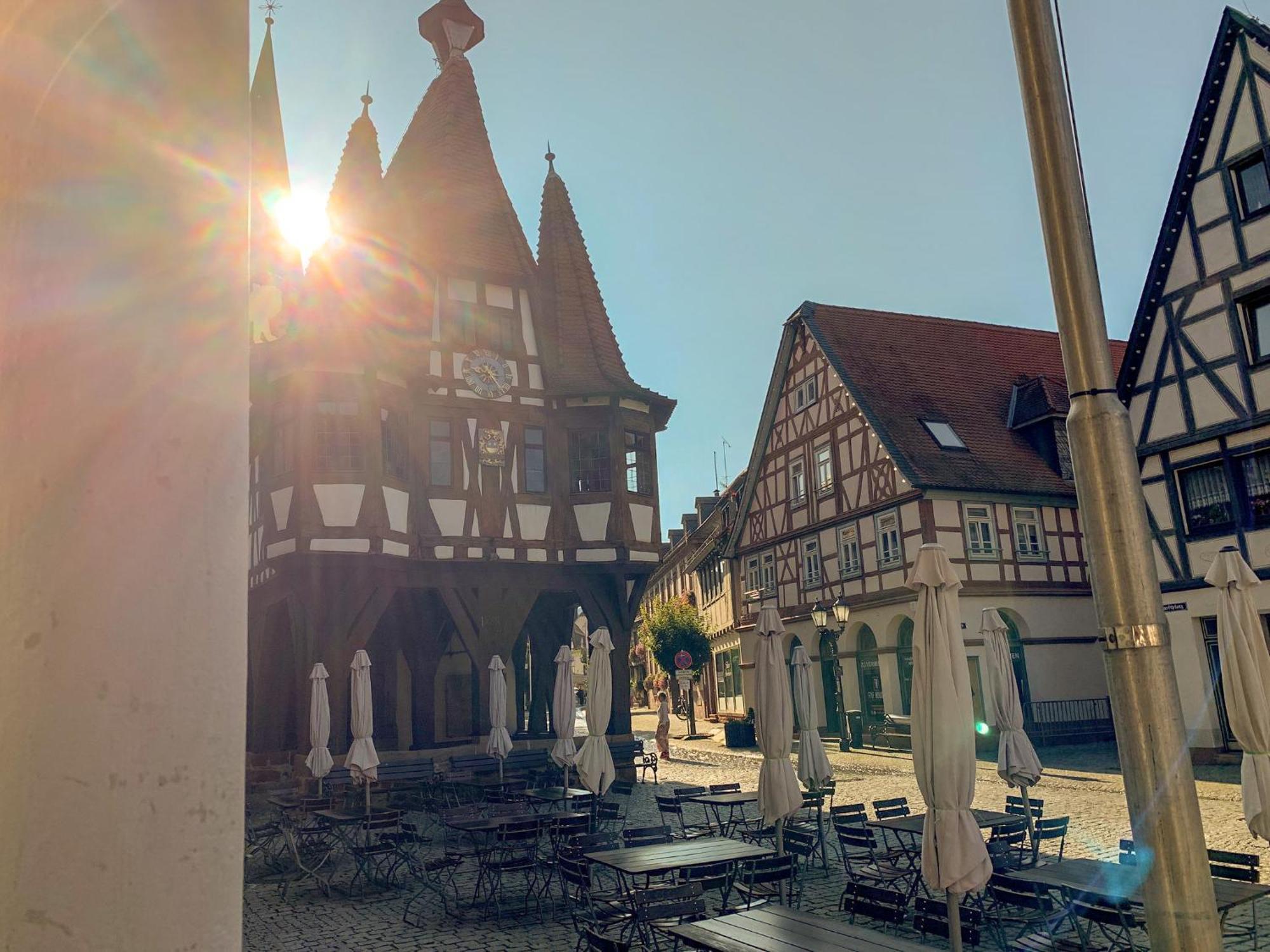Apartment Am Historischen Rathaus Michelstadt Esterno foto