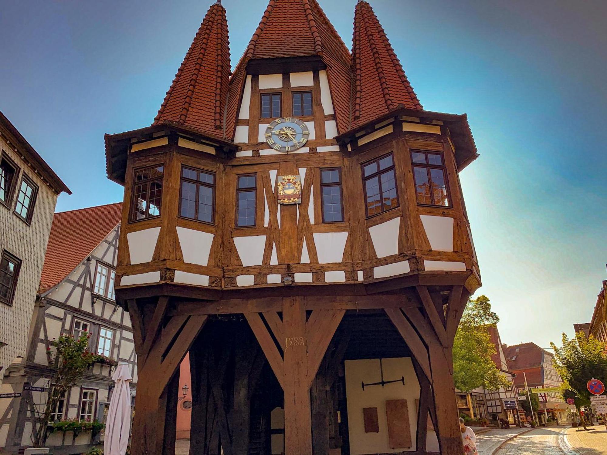Apartment Am Historischen Rathaus Michelstadt Esterno foto